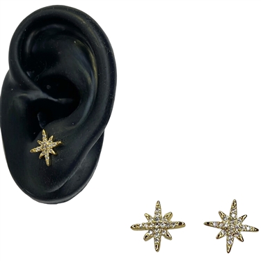 GOLD STAR EARRING