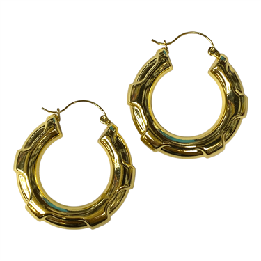 GOLD THICK HOOPS
