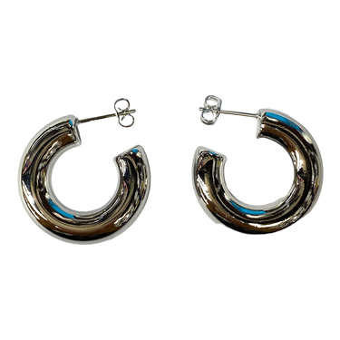 SILVER SMALL HOOPS