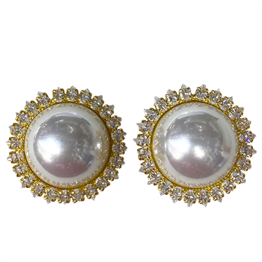BIG PEARL EARRINGS