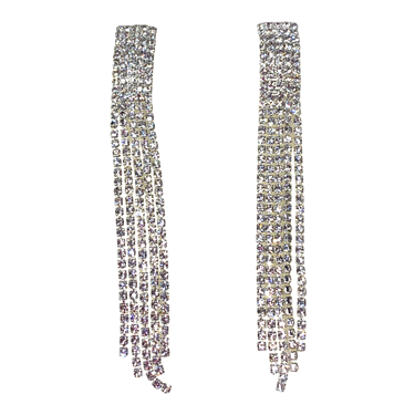 SILVER DANGLING EARRING