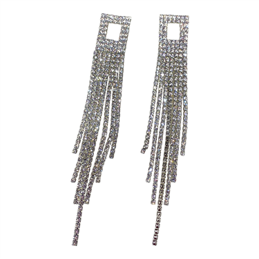 SILVER DANGLING EARRING