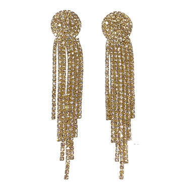 GOLD DANGLING EARRING