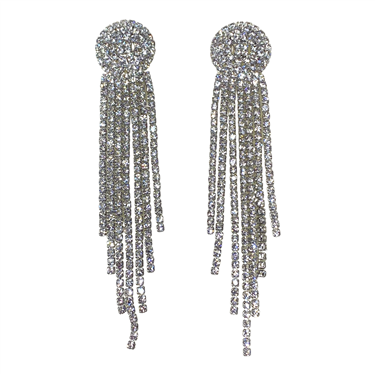 SILVER DANGLING EARRING