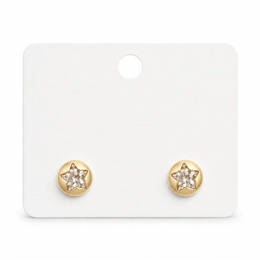 Star Crystal Stud Earrings