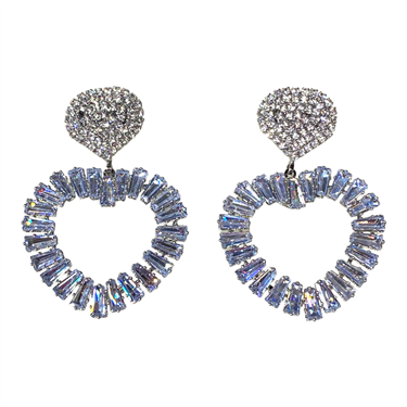 SILVER DANGLING EARRING