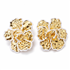 Hammered Flower Earrings