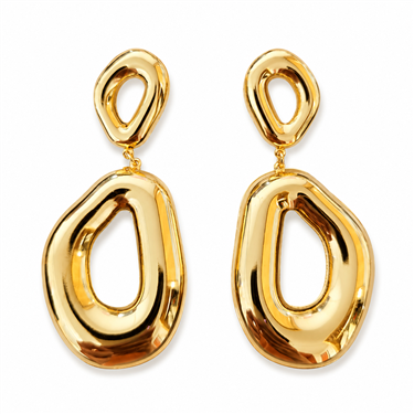 Teardrop Hollow Dangle Earrings
