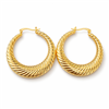 Twisted Hoop Earrings