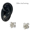 SILVER PEARL EARRING