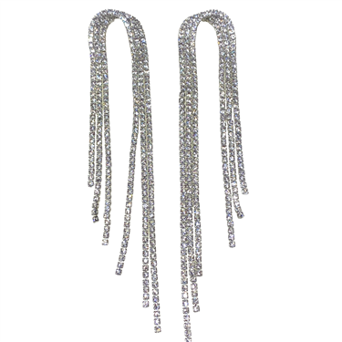 SILVER DANGLING EARRING