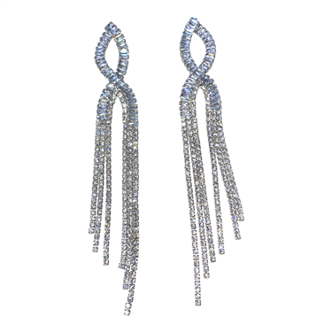SILVER DANGLING EARRING