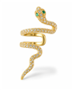 Gold Snake Rhinestone Ear Cuff