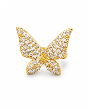 Rhinestone Butterfly Earring