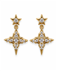 Starburst Rhinestone Drop Earrings
