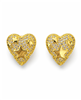 Rhinestone Heart Star Stud Earrings