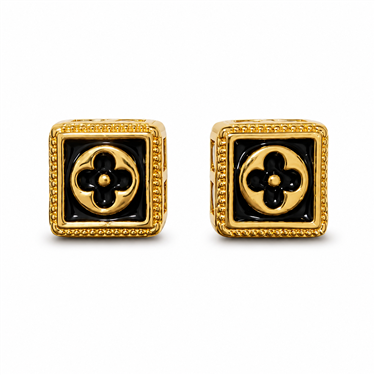 Square Clover Stud Earrings