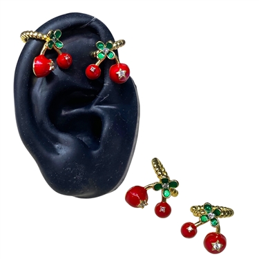 CHERRY CUFF EARRING