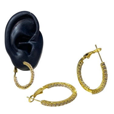 GOLD HOOP EARRING