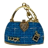 BLUE PURSE KEYCHAIN