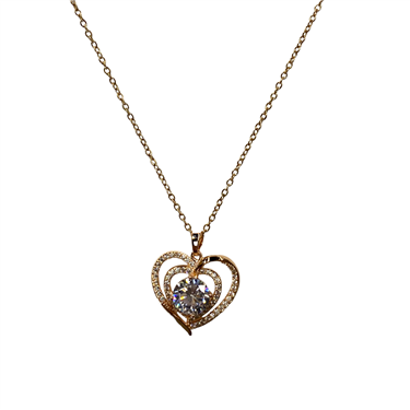 ROSE GOLD HEART NECKLACE