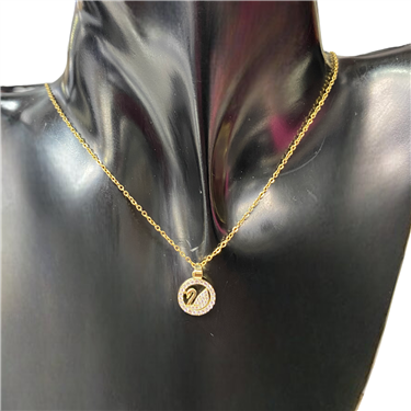 GOLD SWAM NECKLACE