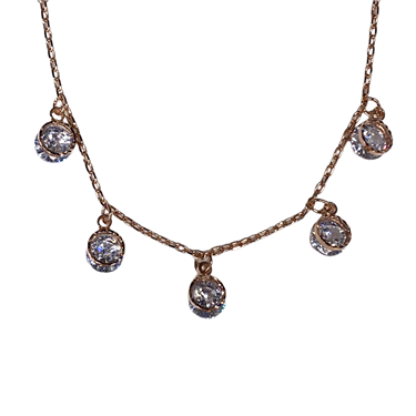 ROSE GOLD CHARMING NECKLACE