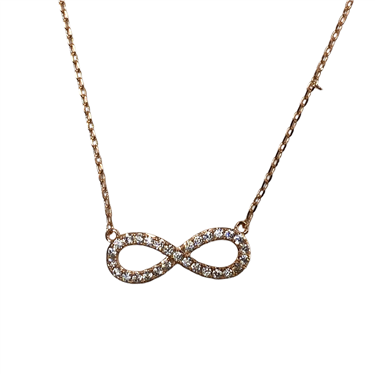 ROSE GOLD INFINITY NECKLACE