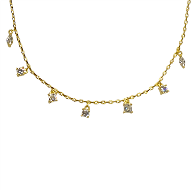 GOLD CHARM NECKLACE