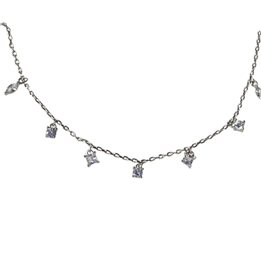 SILVER CHARM NECKLACE
