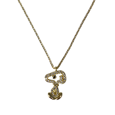 GOLD SNOOPY NECKLACE