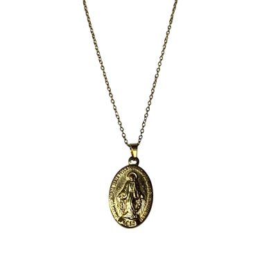 GOLD RELIGIOUS NECKLACE