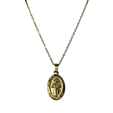 GOLD RELIGIOUS NECKLACE