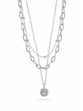 Multi-Layer Sun Necklace