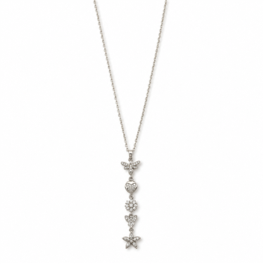 Multiâ€‘Motif Drop Necklace