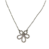 SILVER FLOWER NECKLACE