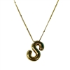 GOLD S INITIAL NECKLACE