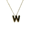 GOLD W INITIAL NECKLACE