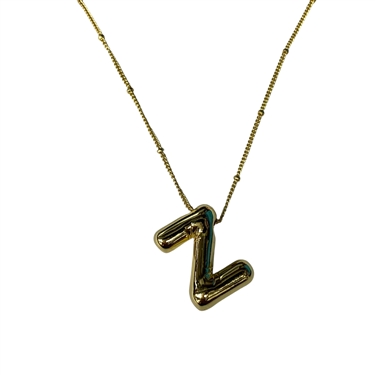 GOLD Z INITIAL NECKLACE