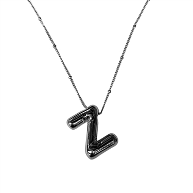 SILVER Z INITIAL NECKLACE