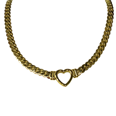 GOLD HEART NECKLACE CHAIN