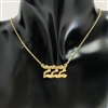 GOLD ANGEL NUMBER NECKLACE