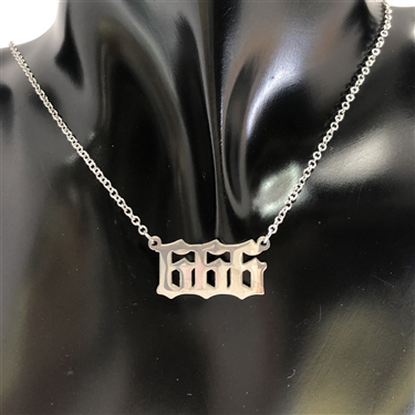 SILVER ANGEL NUMBER NECKLACE