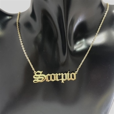 GOLD ZODIAC SIGN NECKLACE