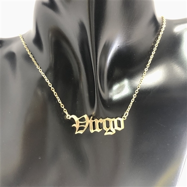 GOLD ZODIAC SIGN NECKLACE