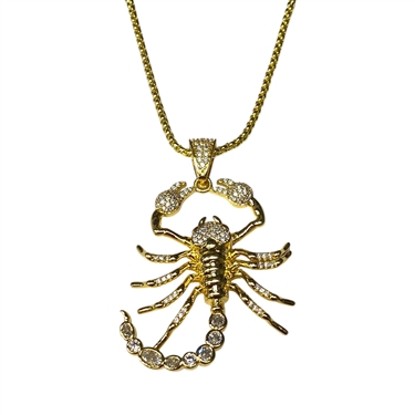 GOLD SCORPIO NECKLACE