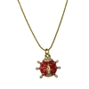 GOLD LADY BUG NECKLACE