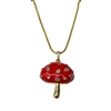 RED MUSHROOM NECKLACE