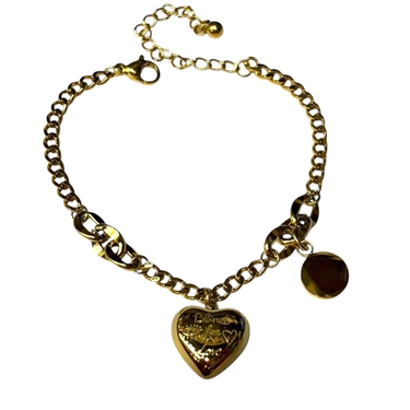 GOLD HEART BRACELET