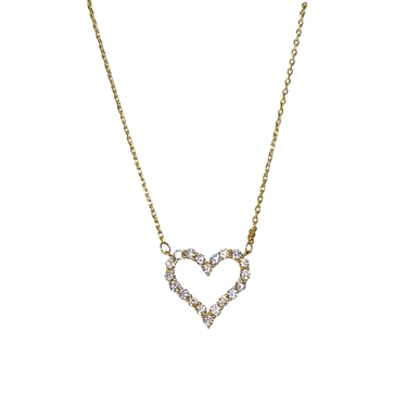 GOLD HEART NECKLACE
